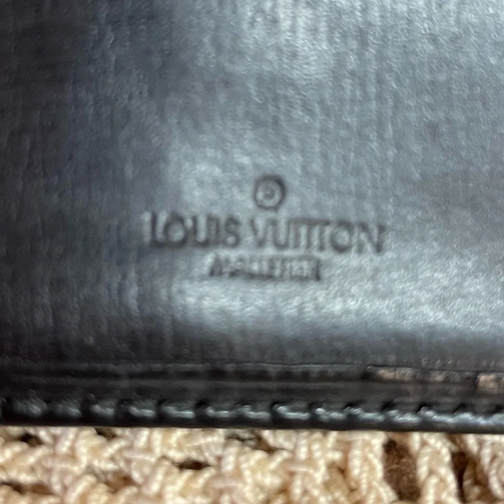 Louis Vuitton Malletier Black Wallet